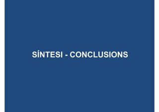 SÍNTESI - CONCLUSIONS
 