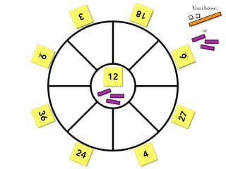 12
424
27
36
6
9
183 You choose:
or
 