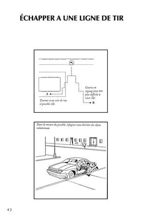 4 2
ÉCH APPER A UNE LIGNE D E TIR
 