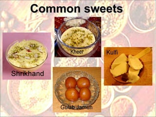 Common sweets 