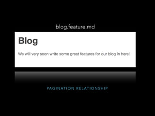 blog.feature.md
PA G I N AT I O N R E L AT I O N S H I P
 