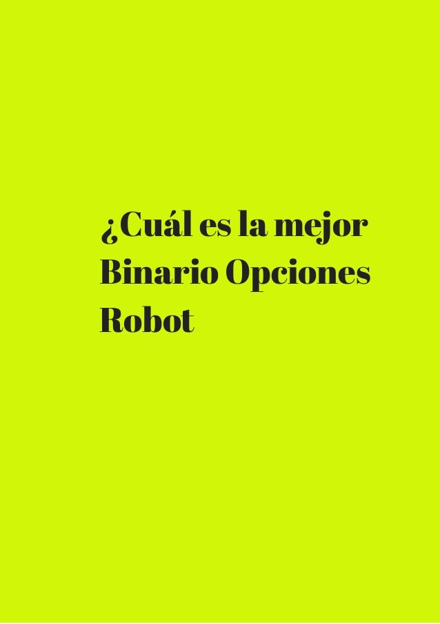 Inicio de sesión de robot de opciones binarias