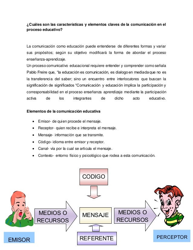 Cuáles son las características y elementos claves de la