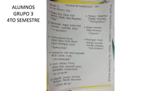 ALUMNOS
GRUPO 3
4TO SEMESTRE
 