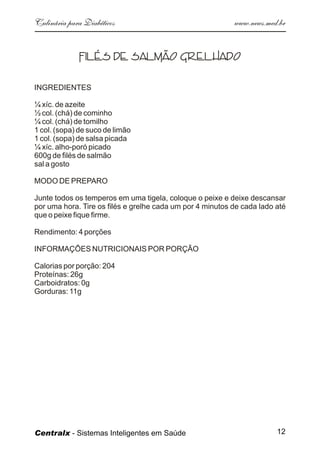 Culinaria  Diabeticos