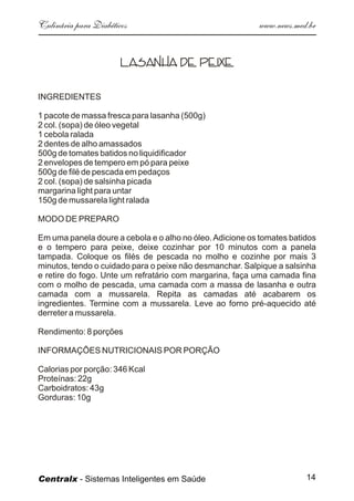 Culinaria  Diabeticos