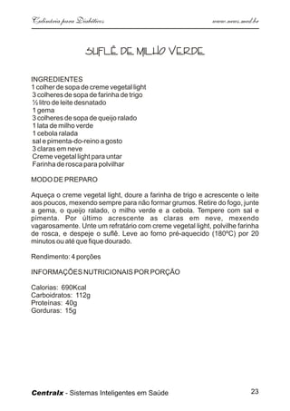 Culinaria  Diabeticos