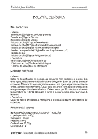 Culinaria  Diabeticos