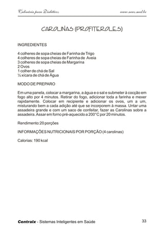 Culinaria  Diabeticos