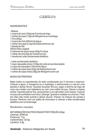 Culinaria  Diabeticos