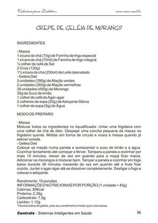 Culinaria  Diabeticos