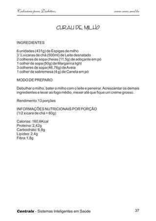 Culinaria  Diabeticos