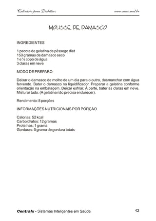 Culinaria  Diabeticos