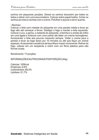 Culinaria  Diabeticos