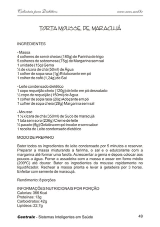 Culinaria  Diabeticos