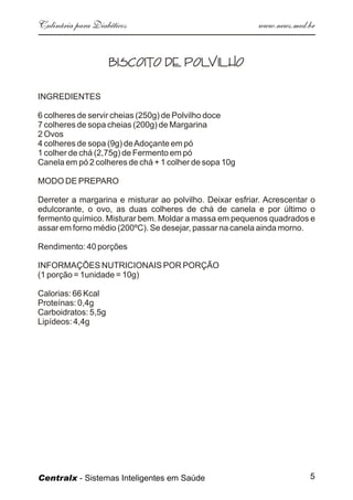 Culinaria  Diabeticos