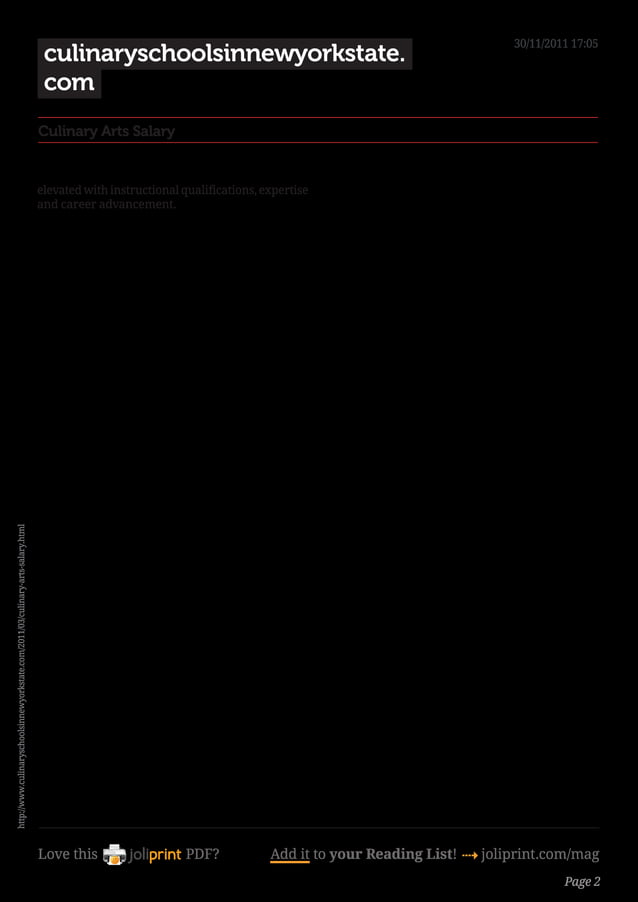 Culinary arts salary | PDF
