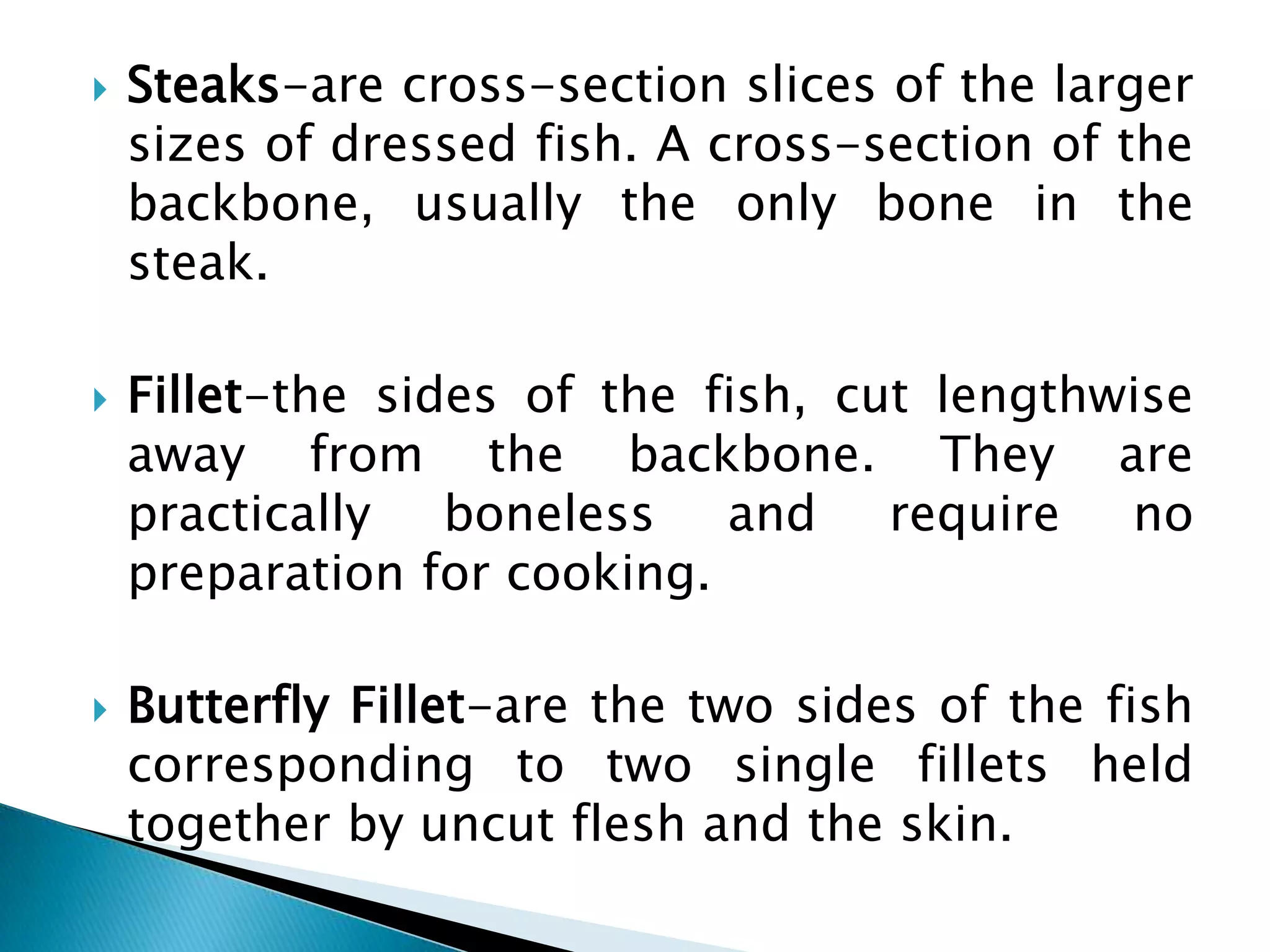 Culinary lecture (fish) | PPTX | Fish and Aquariums | Pets