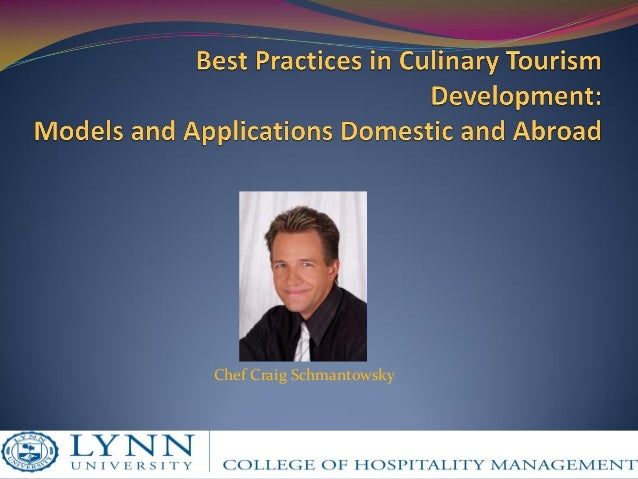 Culinary Tourism
