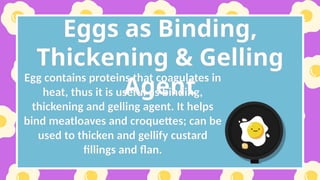 Uses of Eggs in Various Dishes and in Other Dish Preparations | PPTX