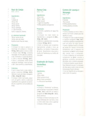 Culinária   bimby - doces e sobremesas