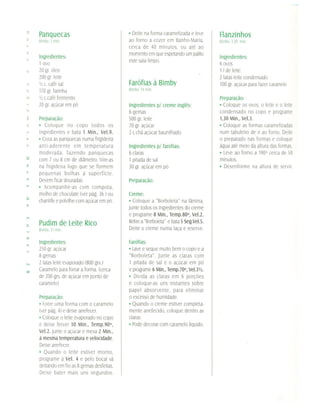 Culinária   bimby - doces e sobremesas