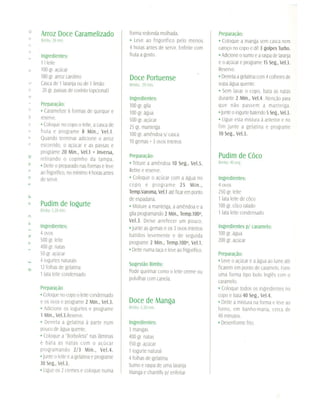 Culinária   bimby - doces e sobremesas