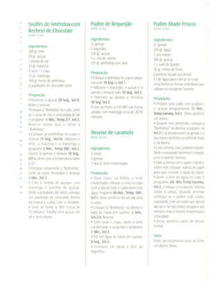 Culinária   bimby - doces e sobremesas