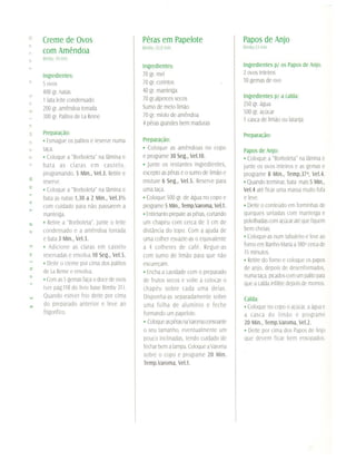 Culinária   bimby - doces e sobremesas