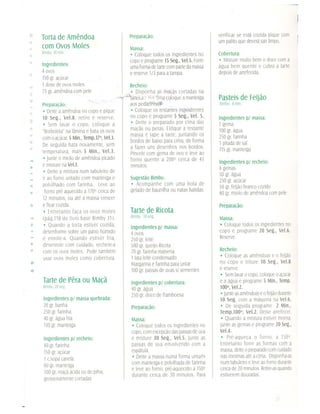 Culinária   bimby - doces e sobremesas