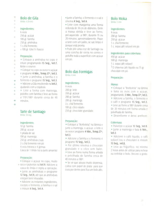 Culinária   bimby - doces e sobremesas