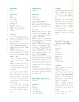 Culinária   bimby - doces e sobremesas