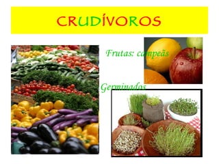 CR UD ÍVO R OS Germinados Frutas: campeãs 