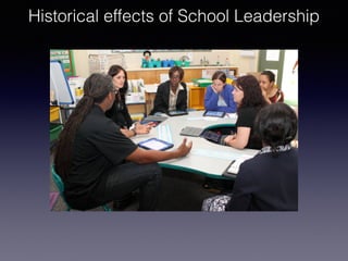 Historical effects of School Leadership
 