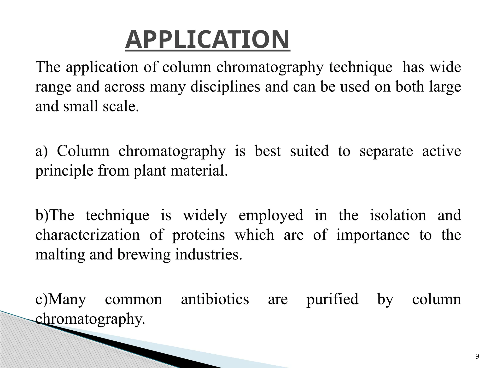 Column Chromatography and it's description.pptx