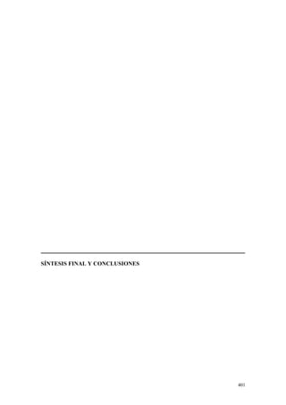 401
SÍNTESIS FINAL Y CONCLUSIONES
 