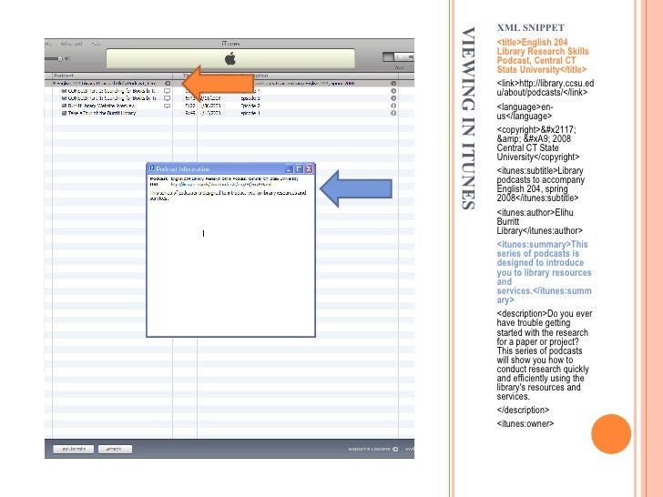 Podcasting For Library Instruction