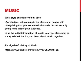 Using Music to Enhance Library Instruction | PPTX