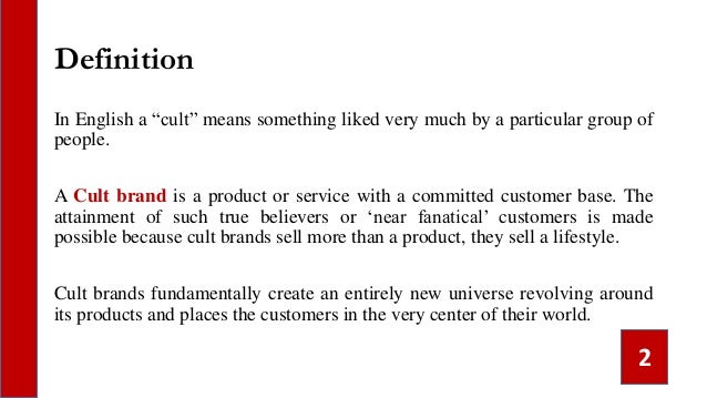 cult brand