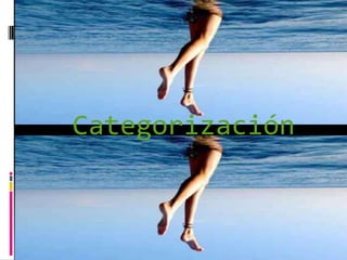 Categorización