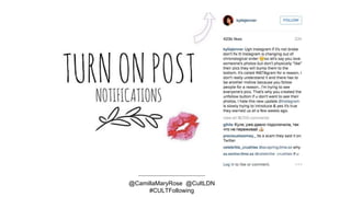 @CamillaMaryRose @CultLDN
#CULTFollowing
 