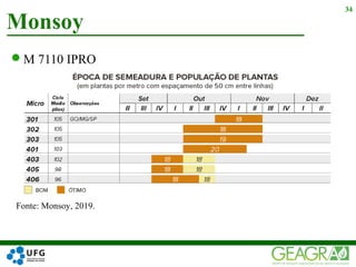 M 7110 IPRO
Monsoy
34
Fonte: Monsoy, 2019.
 