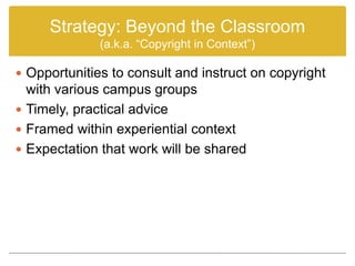 Cultivating Creators: Copyright in the Classroom