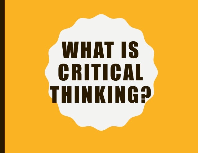 Cultivating critical thinking picture
