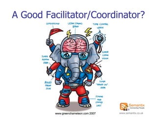 A Good Facilitator/Coordinator?




                         www.semantix.co.uk
 
