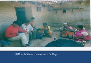 FGD with Women members of village 