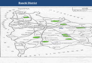 MAP RANCHI Ranchi District 