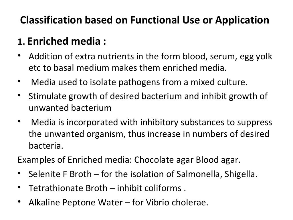 Cultivation of bacteria and culture methods