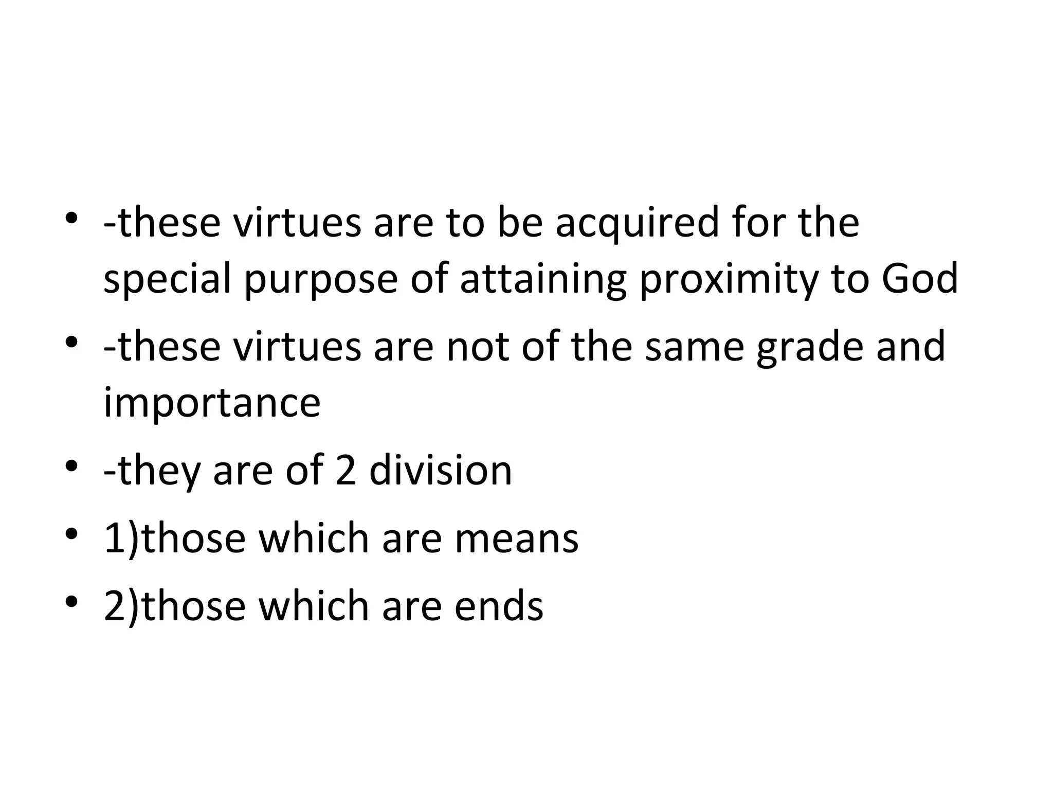 Cultivation of virtues PPT