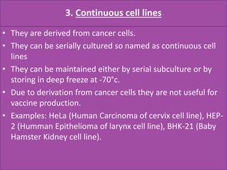 Cultivation of virus | PPTX